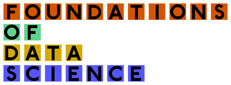 Foundations of Data Science Logo
