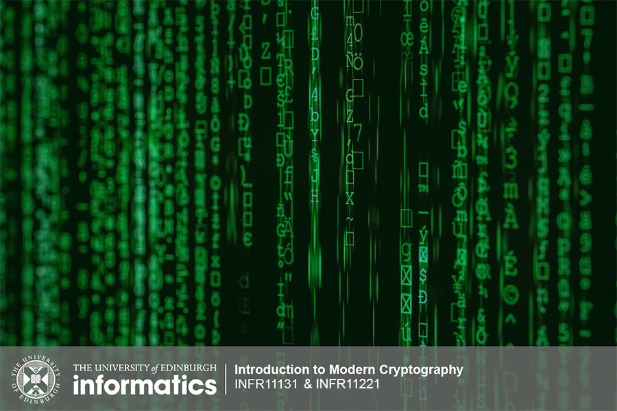Decorative image for Introduction to Modern Cryptography