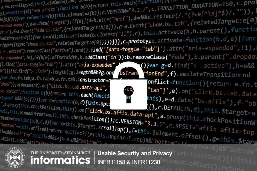 Decorative image for Usable Security and Privacy
